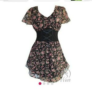 ISO Dare To Wear Sweetheart Corset Top in Primrose